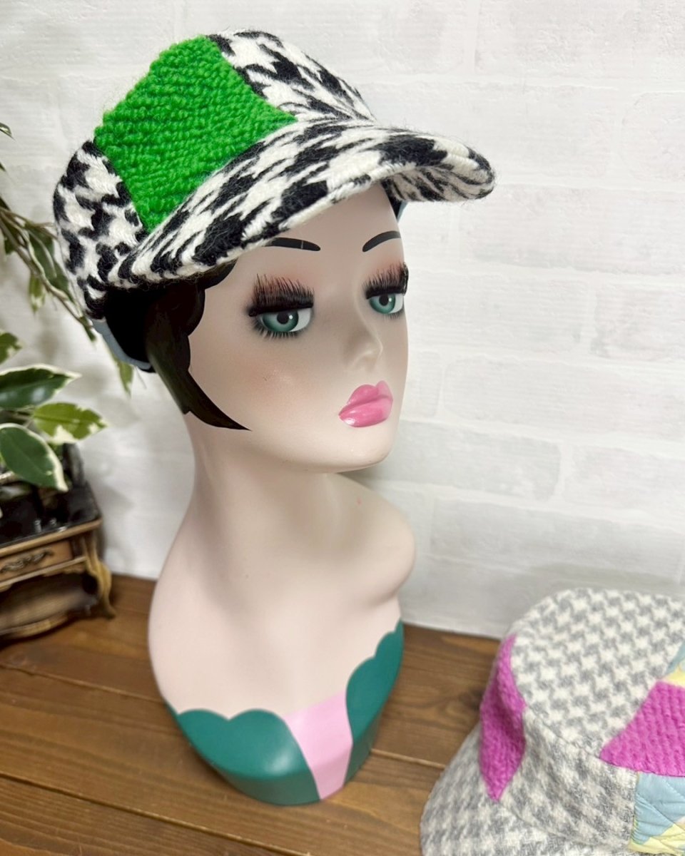 画像6: 【JI'NEコラボ】コートキャスケット(グリーン) (6)