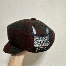 画像2: 【再販・仕様変更あり】猫かぶらニャいと！冬キャスケット(若草) (2)