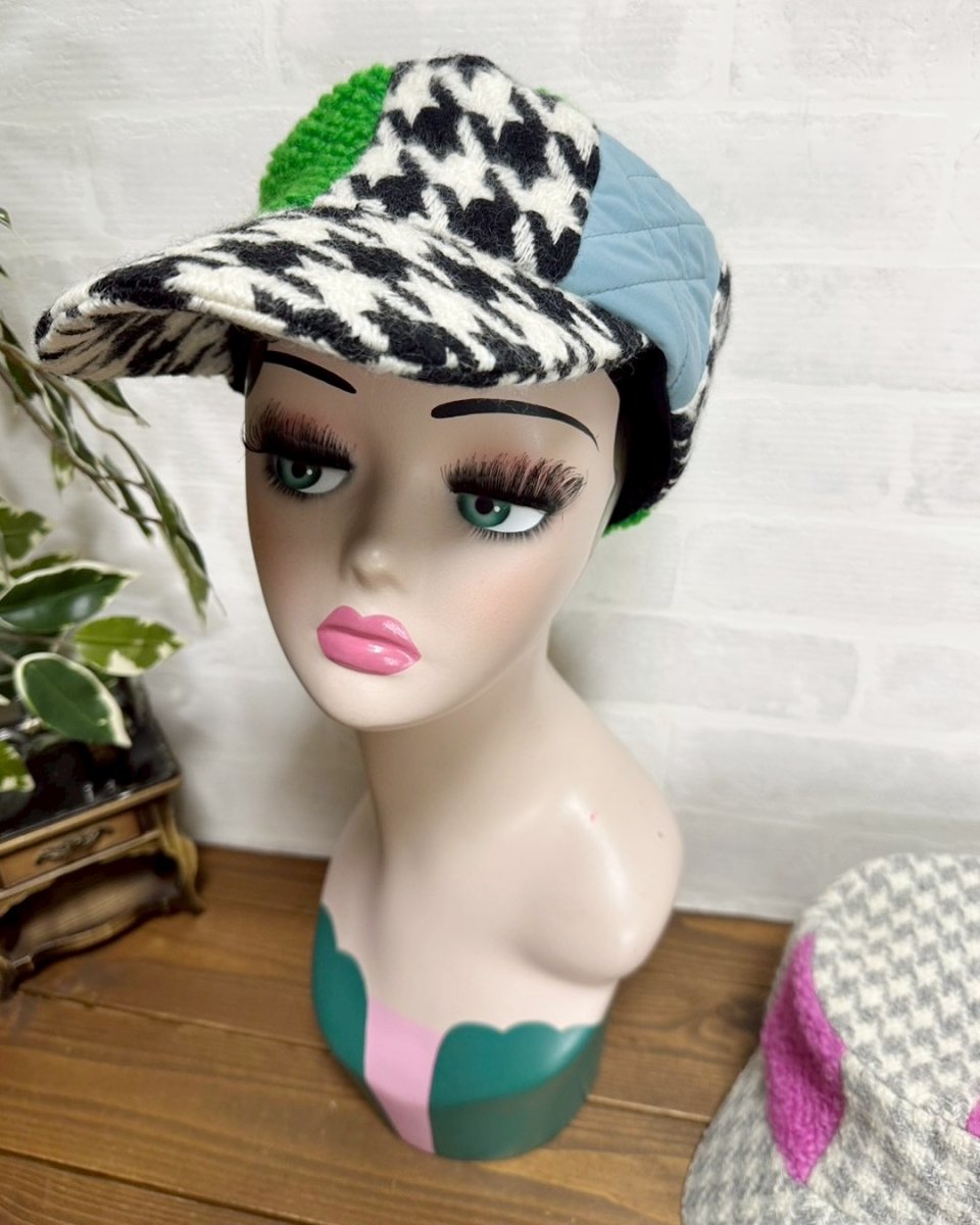 画像7: 【JI'NEコラボ】コートキャスケット(グリーン) (7)