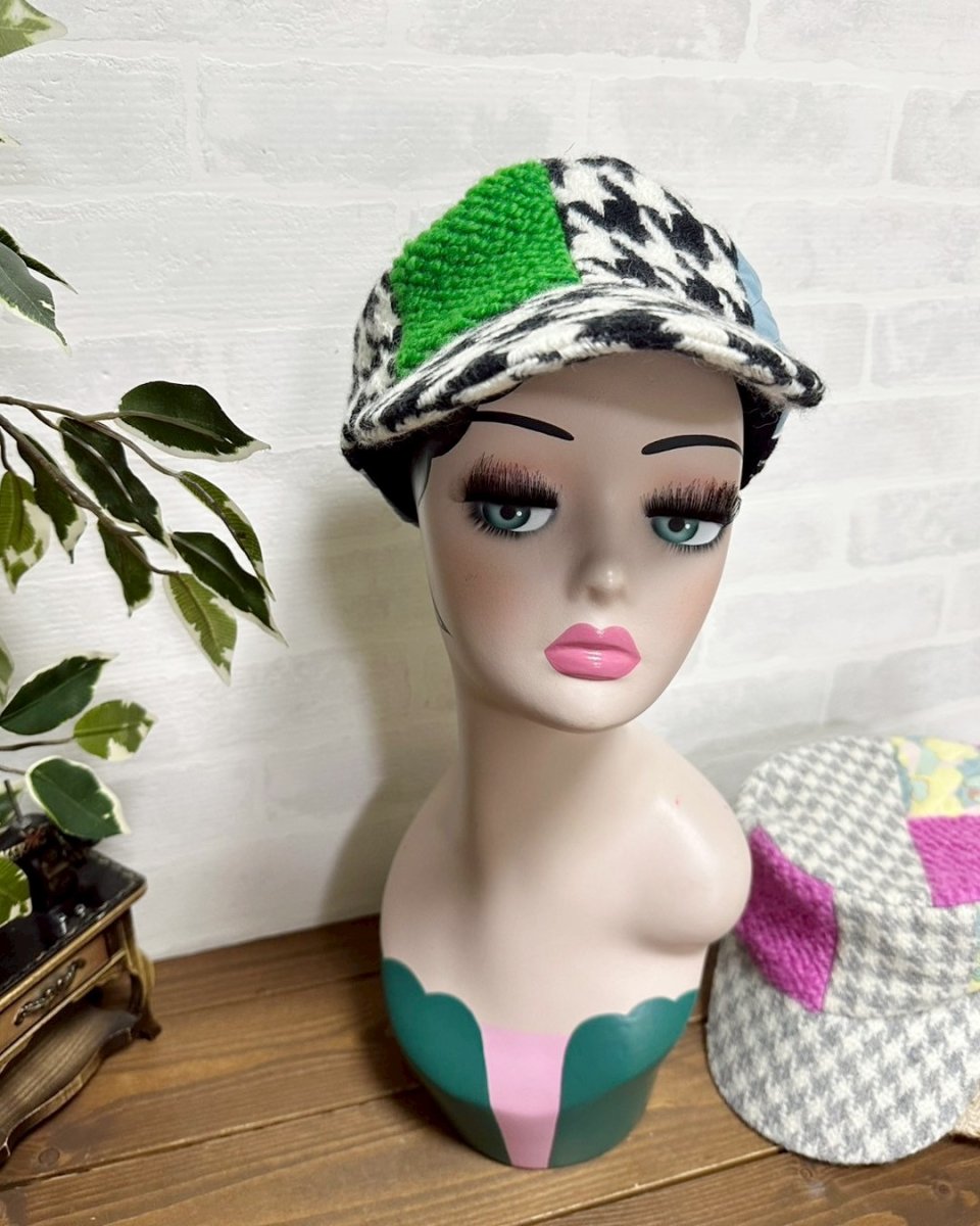 画像9: 【JI'NEコラボ】コートキャスケット(グリーン) (9)