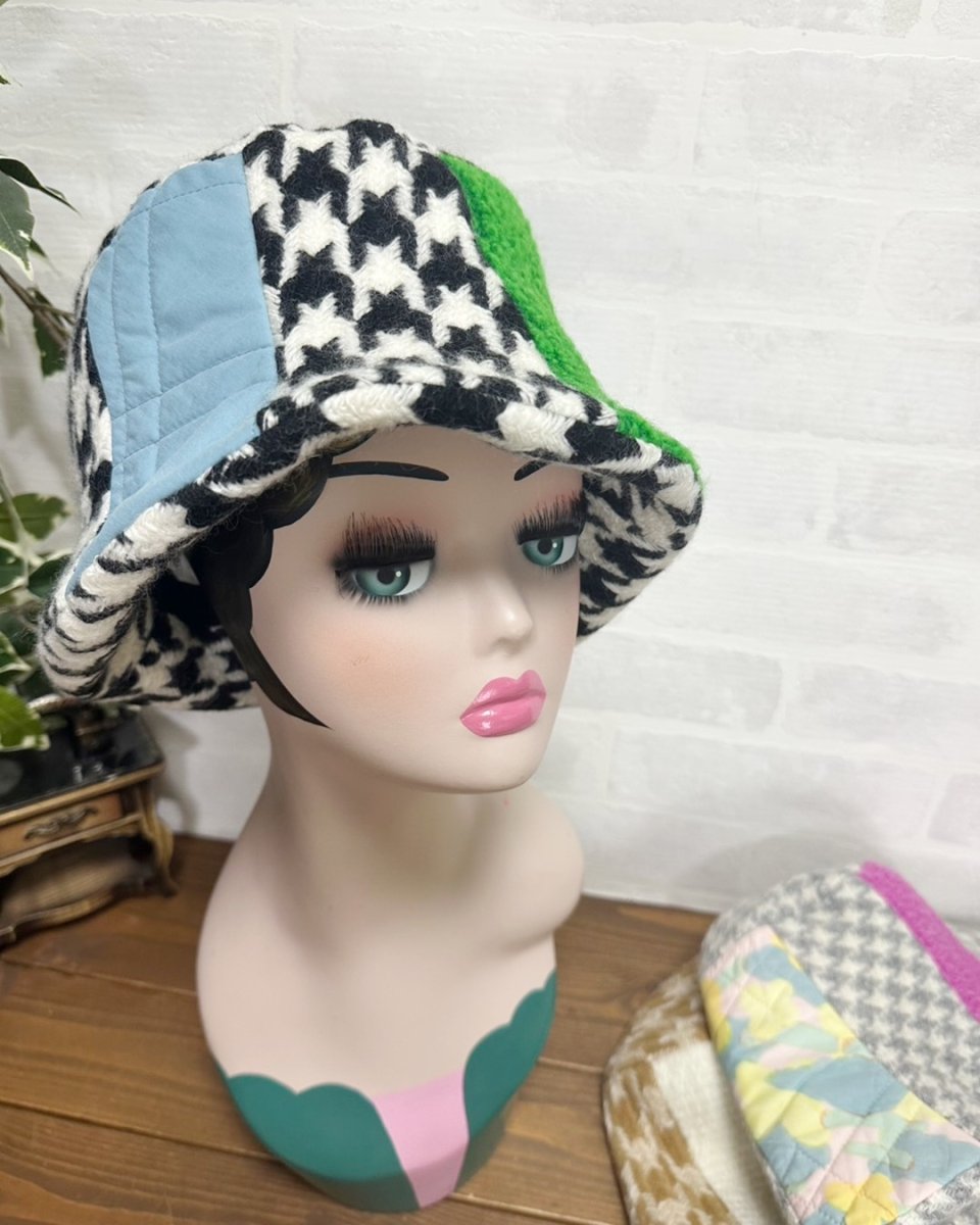 画像2: 【JI'NEコラボ】コートバケットハット(グリーン) (2)