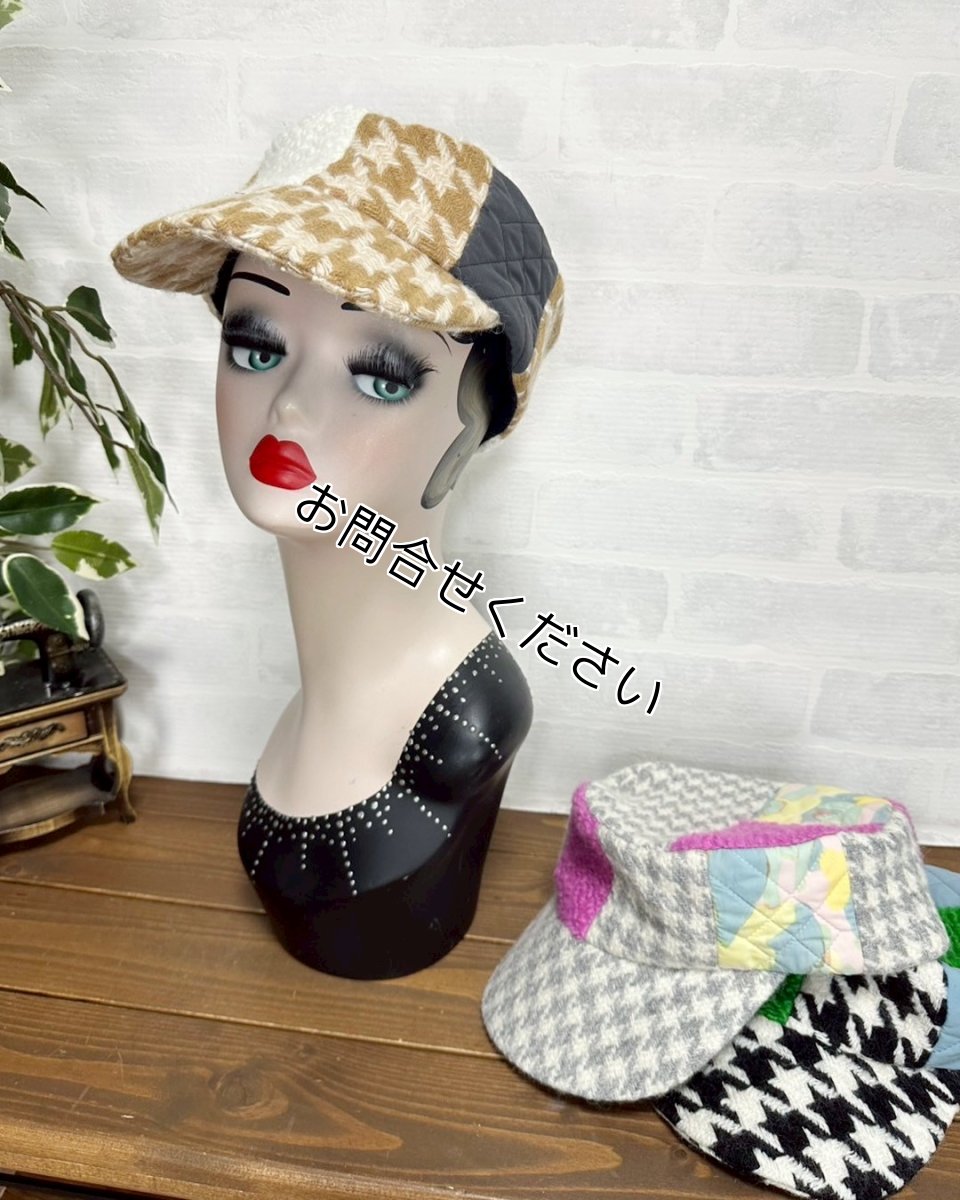 画像7: お客様専用画面【JI'NEコラボ】コートキャスケット(ミルクティ) (7)