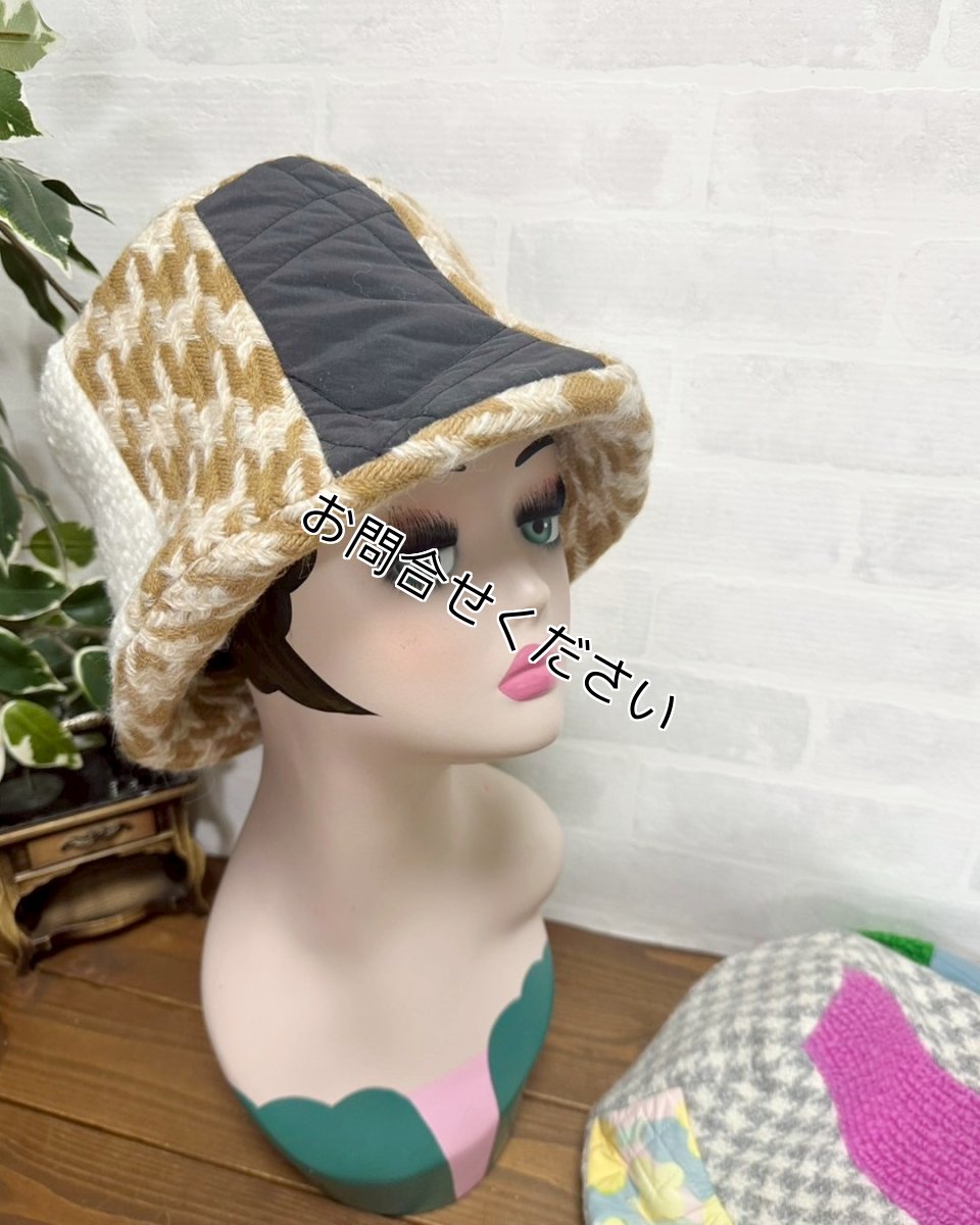 画像5: 【JI'NEコラボ】コートバケットハット(ミルクティ) (5)