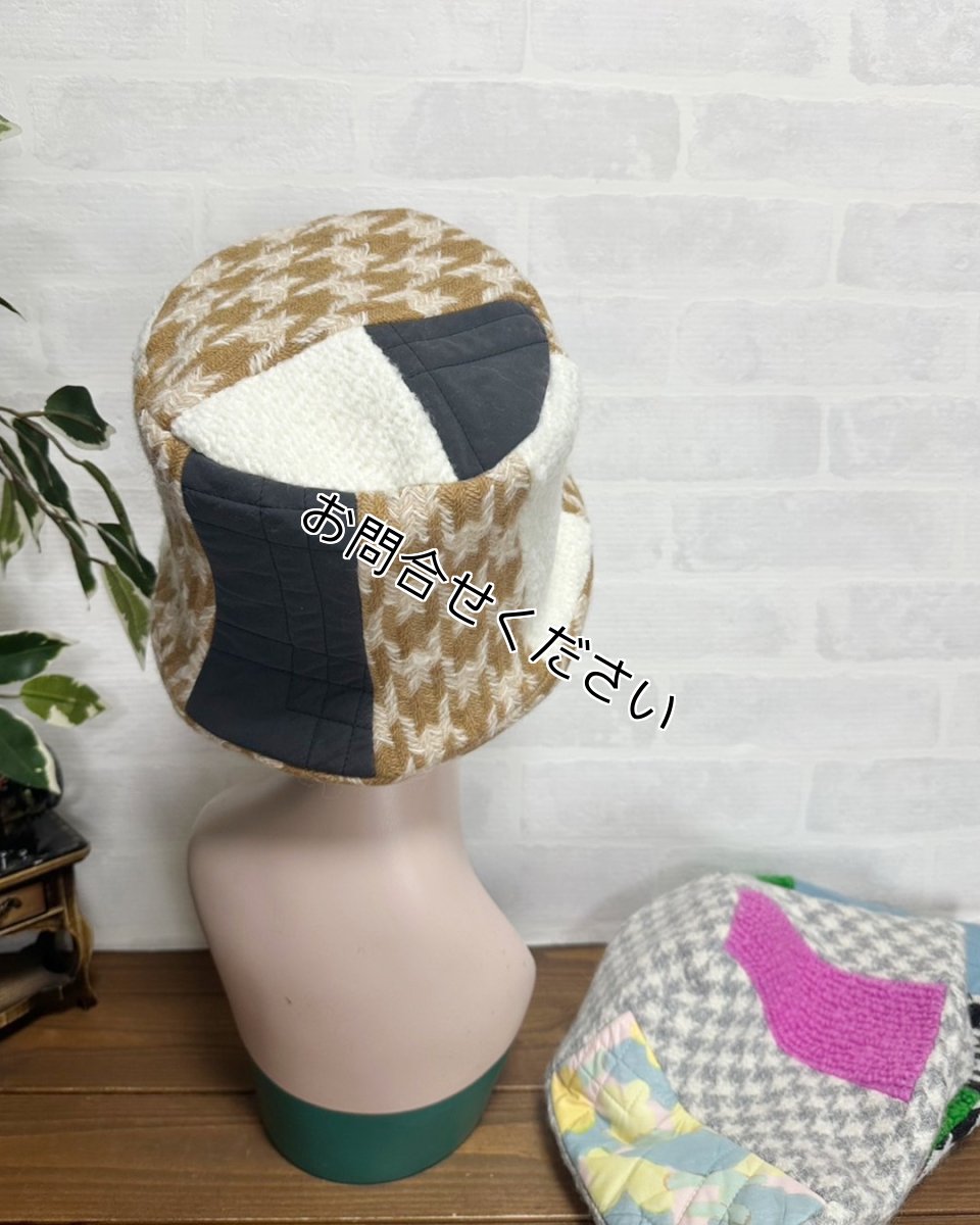 画像4: 【JI'NEコラボ】コートバケットハット(ミルクティ) (4)