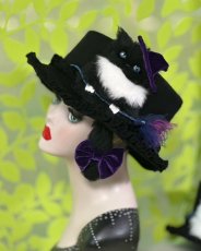 画像5: 猫かぶらニャいと！冬ハット(ニャロウィン)黒猫 (5)