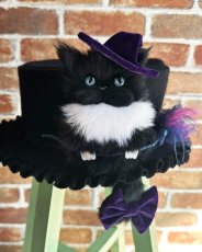 画像4: 猫かぶらニャいと！冬ハット(ニャロウィン)黒猫 (4)