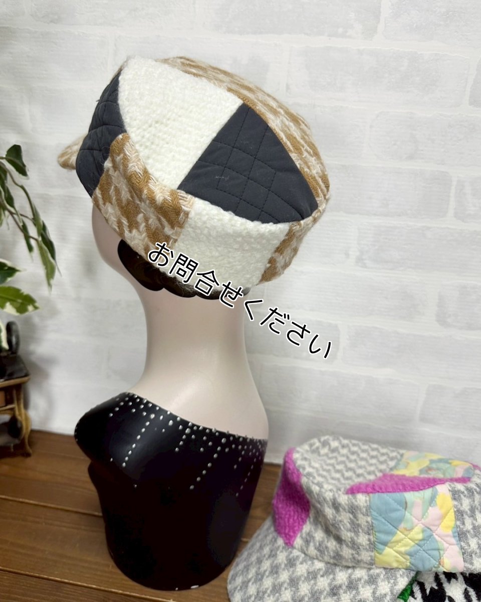 画像4: お客様専用画面【JI'NEコラボ】コートキャスケット(ミルクティ) (4)