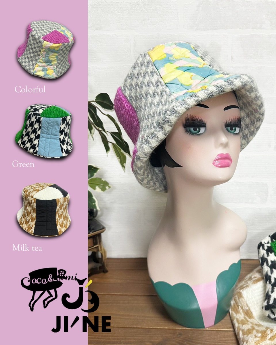 画像8: 【JI'NEコラボ】コートバケットハット(ミルクティ) (8)