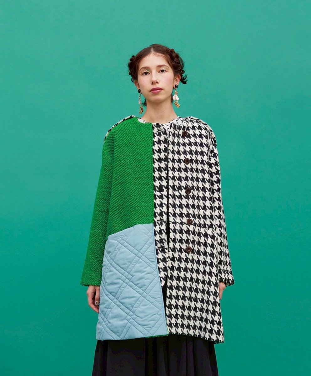 画像12: 【JI'NEコラボ】コートキャスケット(グリーン) (12)