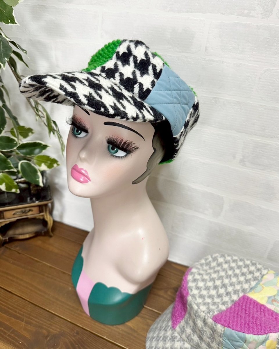 画像10: 【JI'NEコラボ】コートキャスケット(グリーン) (10)