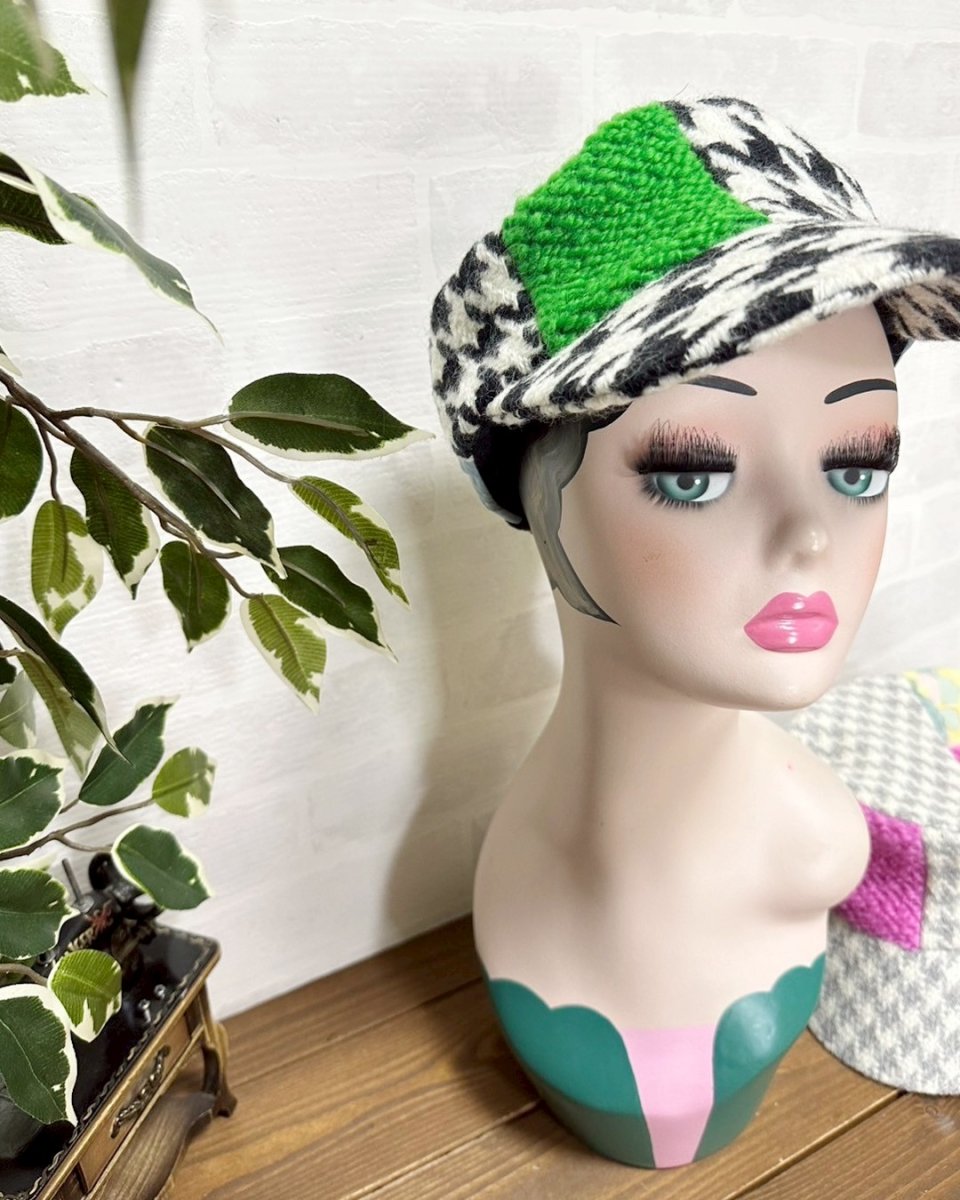 画像11: 【JI'NEコラボ】コートキャスケット(グリーン) (11)