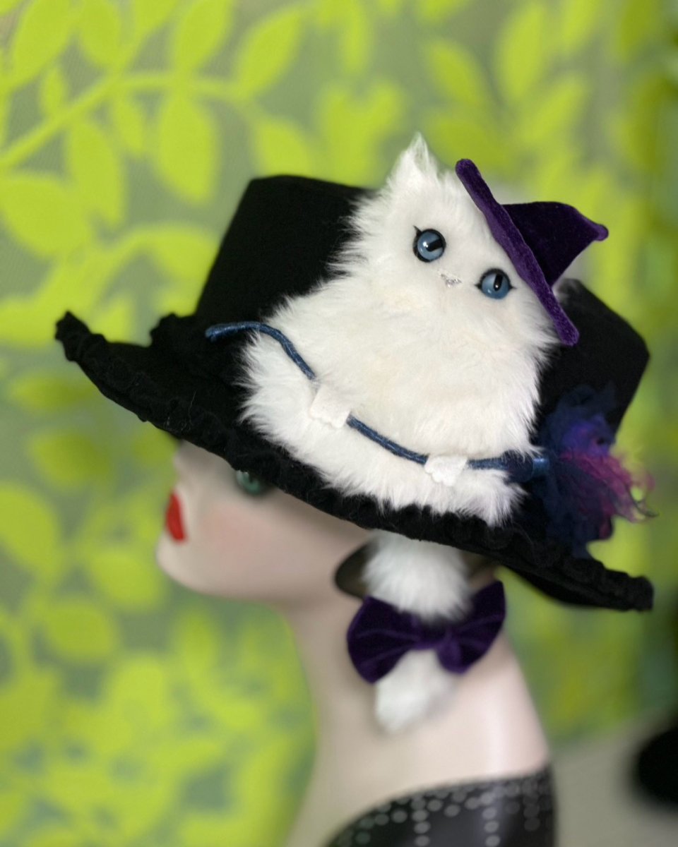 画像5: 猫かぶらニャいと！冬ハット(ニャロウィン)白猫 (5)
