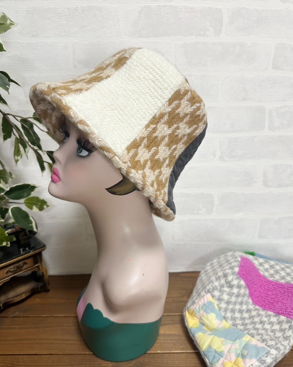 画像6: 【JI'NEコラボ】コートバケットハット(ミルクティ) (6)