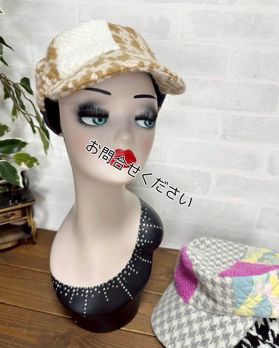 画像3: お客様専用画面【JI'NEコラボ】コートキャスケット(ミルクティ) (3)