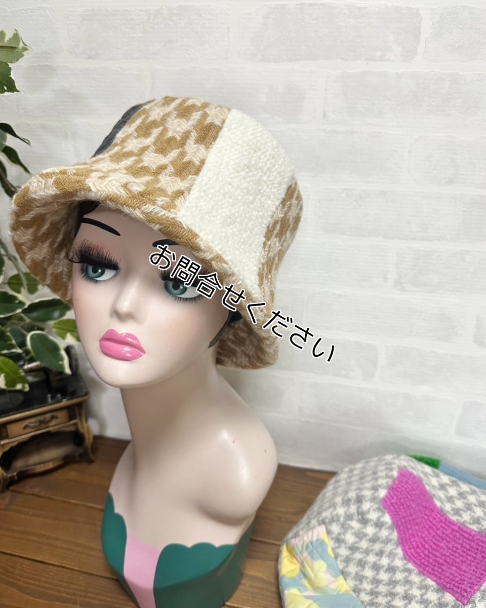 画像2: 【JI'NEコラボ】コートバケットハット(ミルクティ) (2)