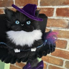 画像3: 猫かぶらニャいと！冬ハット(ニャロウィン)黒猫 (3)