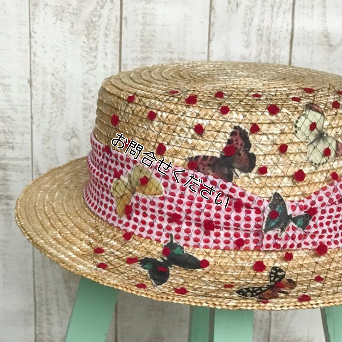 画像6: 【チョ〜群ガ〜ル（限定カラー）】本体キナリ・リボン水玉白赤・フロッキー赤 (6)