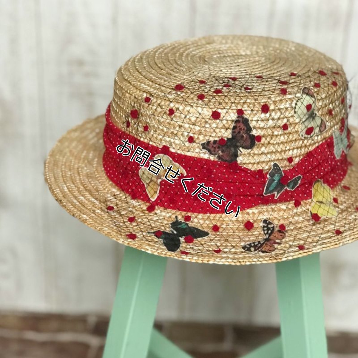 画像6: 【チョ〜群ガ〜ル（限定カラー）】本体キナリ・リボン小水玉赤白・フロッキー赤 (6)