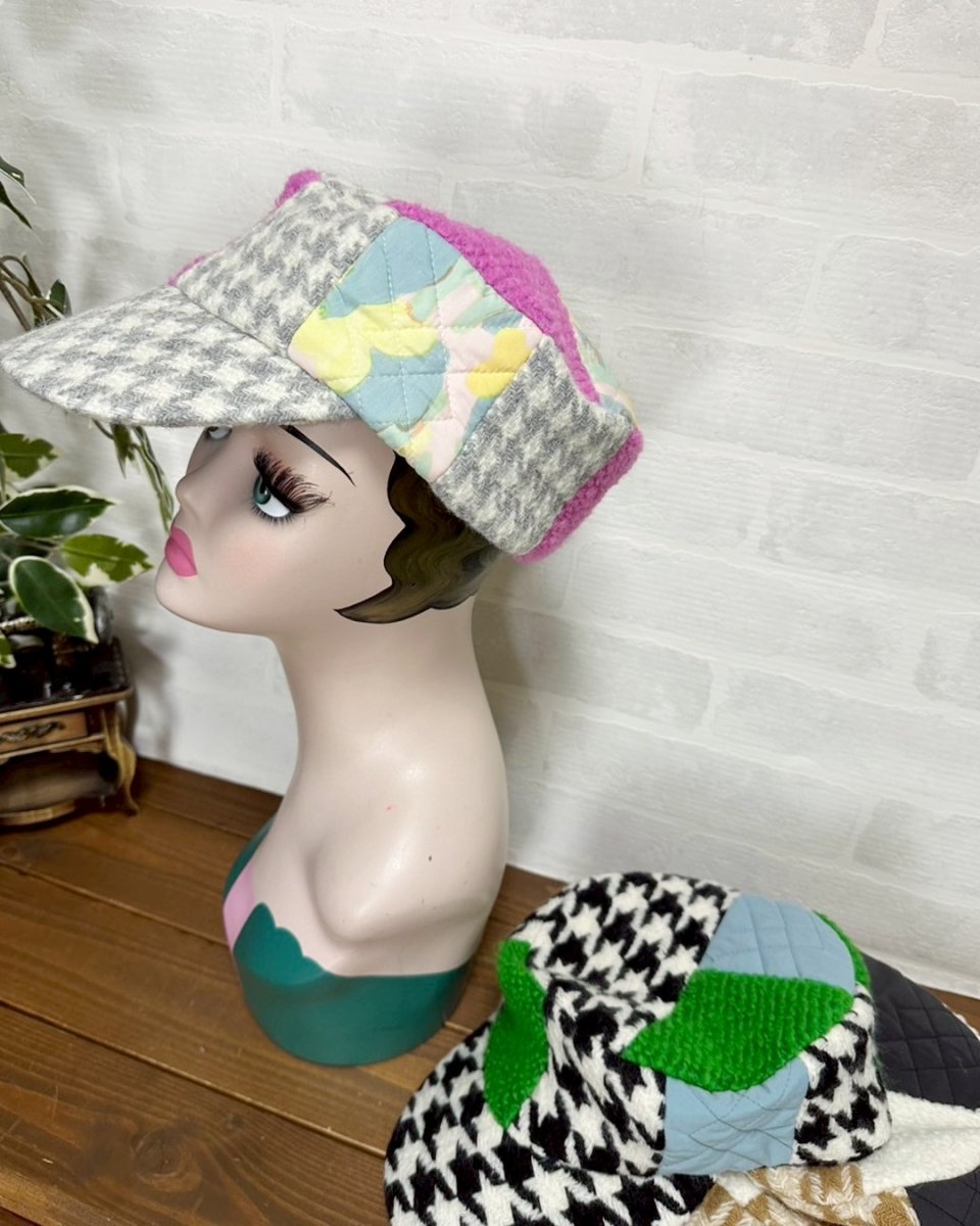 画像2: 【JI'NEコラボ】コートキャスケット(カラフル) (2)