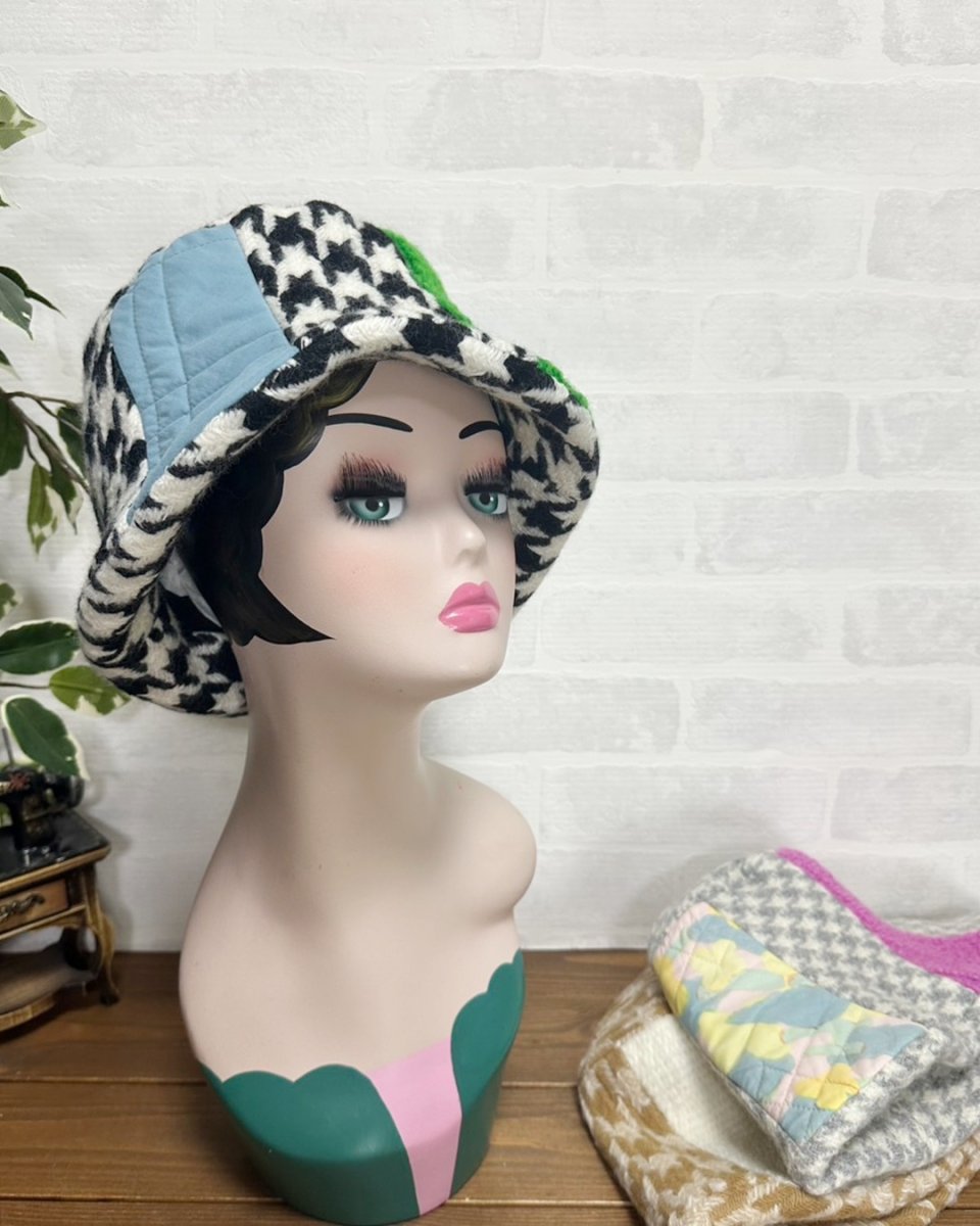 画像5: 【JI'NEコラボ】コートバケットハット(グリーン) (5)