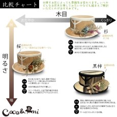画像8: 木の帽子〜MADE OF WOOD〜/キャスケット(桜) (8)