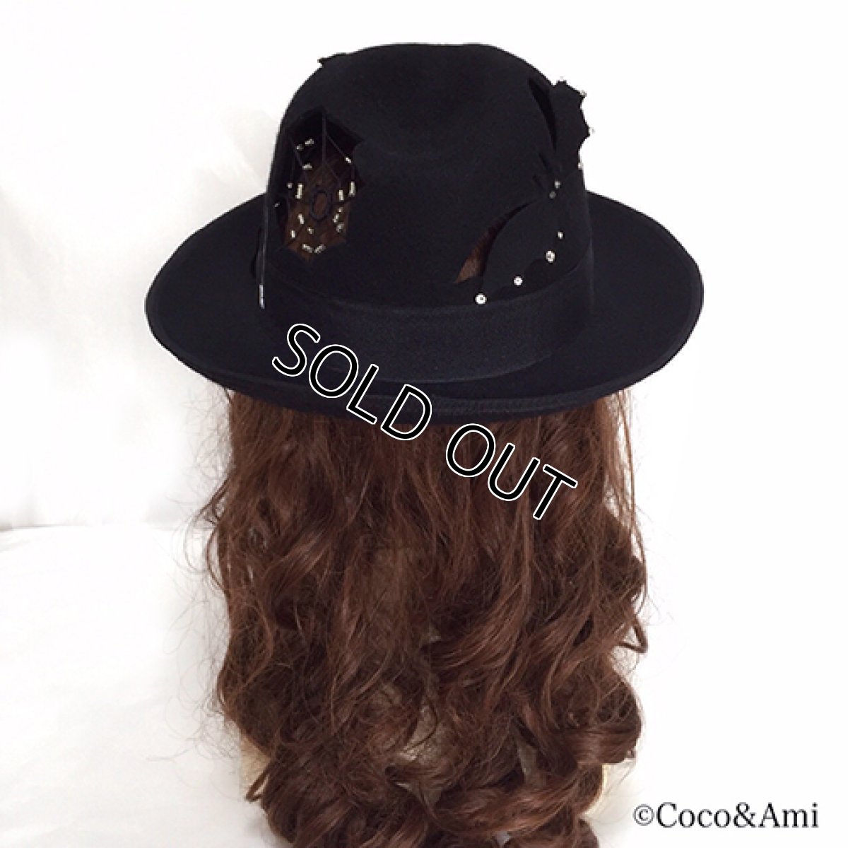 画像5: 雨の日キラキラスパイダー（中折れハット） (5)