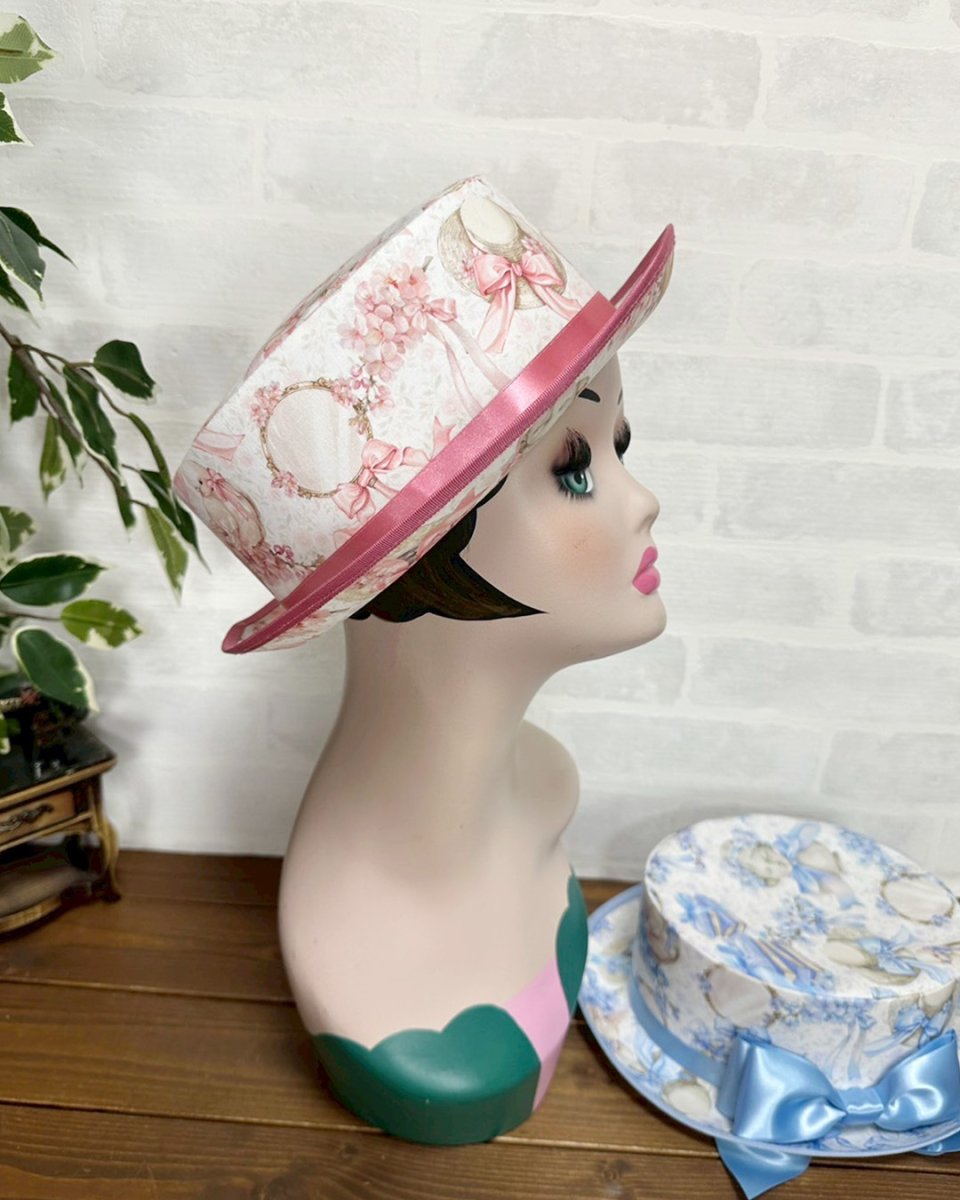 画像6: 【ここあみ気まぐれ祭り】鳥と帽子（ピンク） (6)