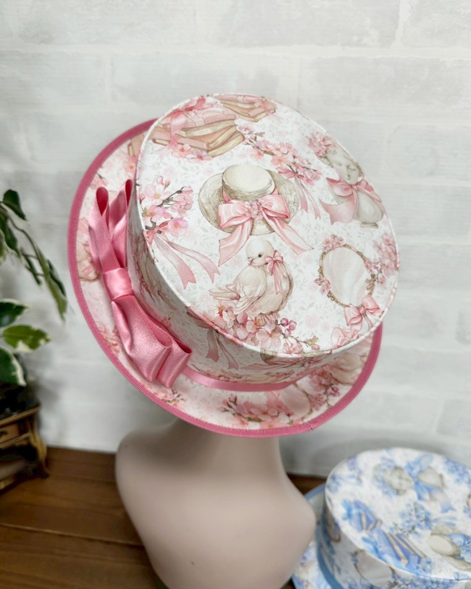 画像5: 【ここあみ気まぐれ祭り】鳥と帽子（ピンク） (5)