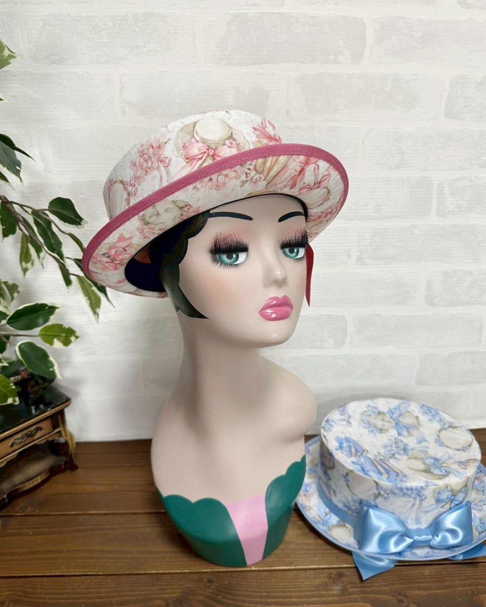 画像7: 【ここあみ気まぐれ祭り】鳥と帽子（ピンク） (7)