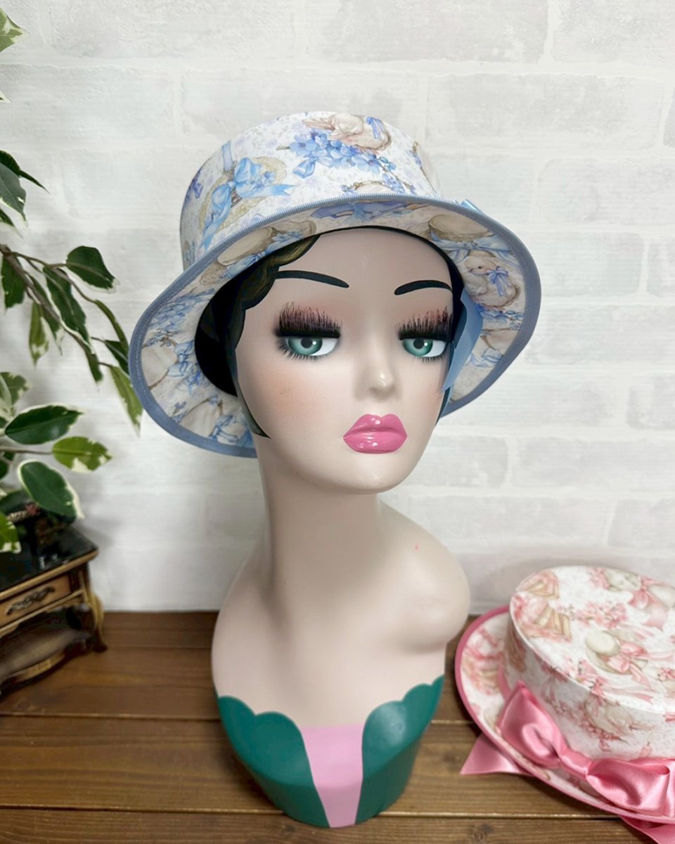 画像5: 【ここあみ気まぐれ祭り】鳥と帽子（ブルー） (5)