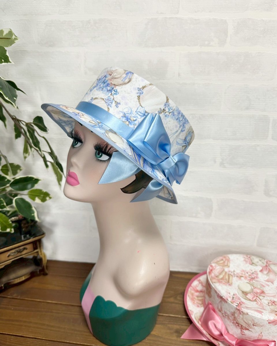 画像4: 【ここあみ気まぐれ祭り】鳥と帽子（ブルー） (4)