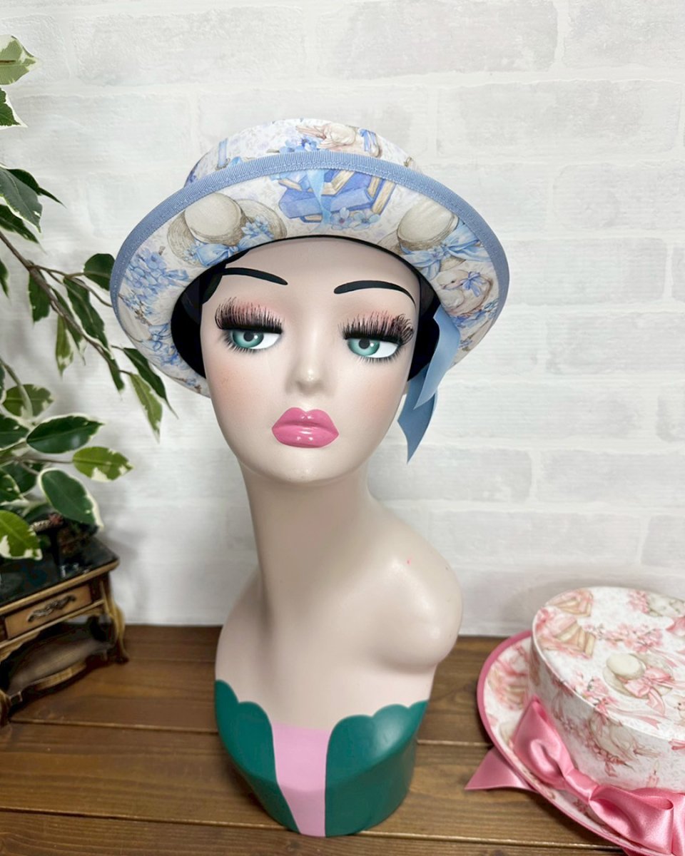 画像8: 【ここあみ気まぐれ祭り】鳥と帽子（ブルー） (8)