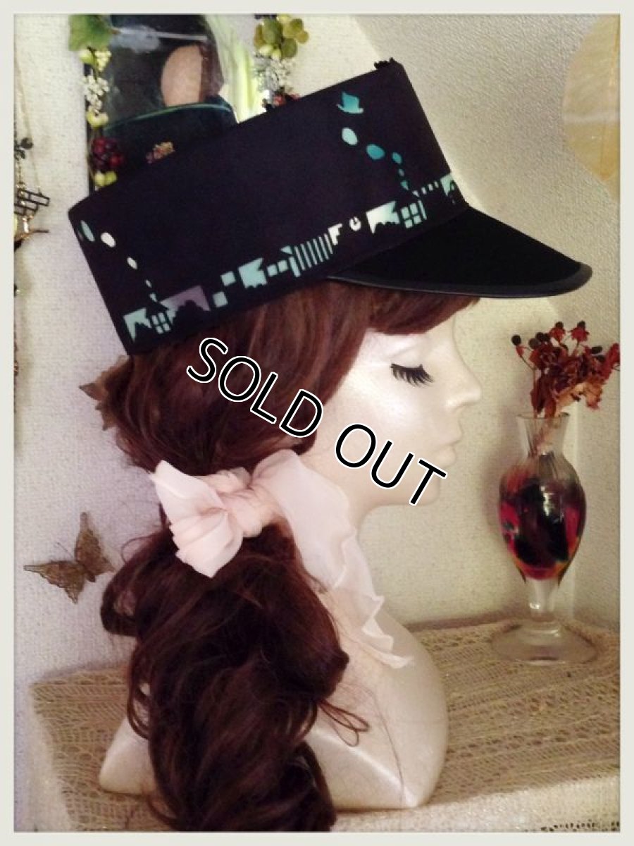 画像3: 【再販】泣いても泣いてもキリンがない！キャスケット(ブラック)【1点限定】 (3)