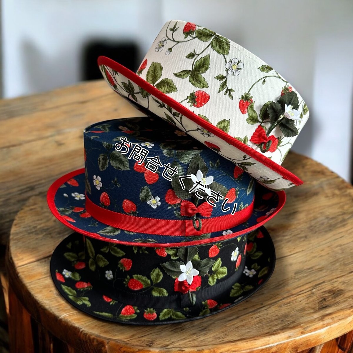 画像11: 【お客様専用画面】イチゴイチエ(苺畑)/ネイビー×レッド【送料加算なし】 (11)