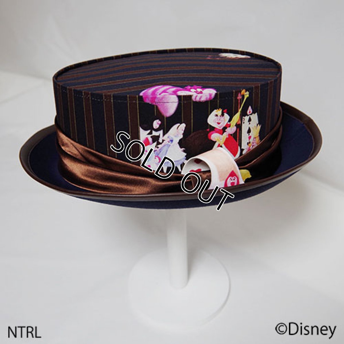 画像2: 不思議の国のアリス 帽子「クロッケーはできるかい？」（ネイビー） (2)