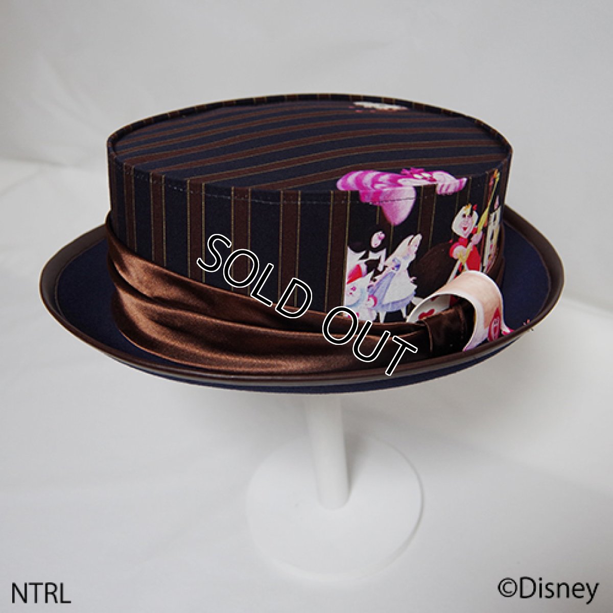 画像4: 不思議の国のアリス 帽子「クロッケーはできるかい？」（ネイビー） (4)