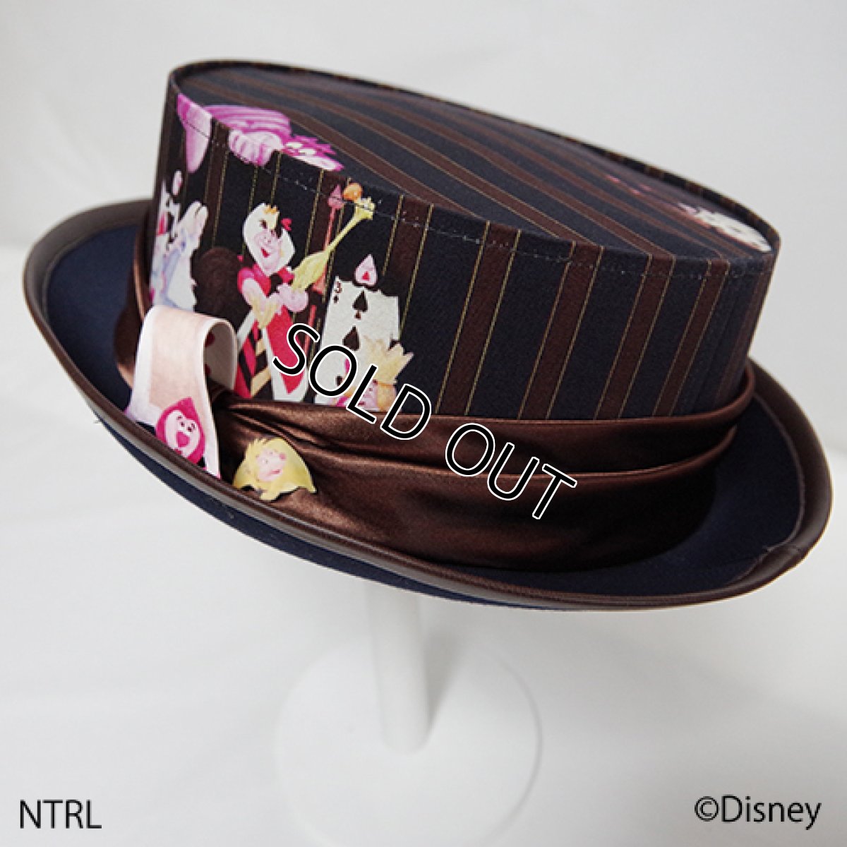 画像3: 不思議の国のアリス 帽子「クロッケーはできるかい？」（ネイビー） (3)