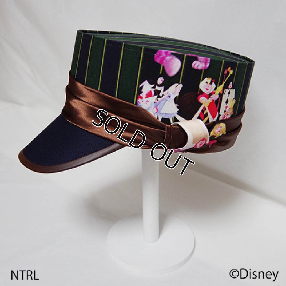 画像3: 不思議の国のアリスキャスケット「クロッケーはできるかい？」（グリーン） (3)