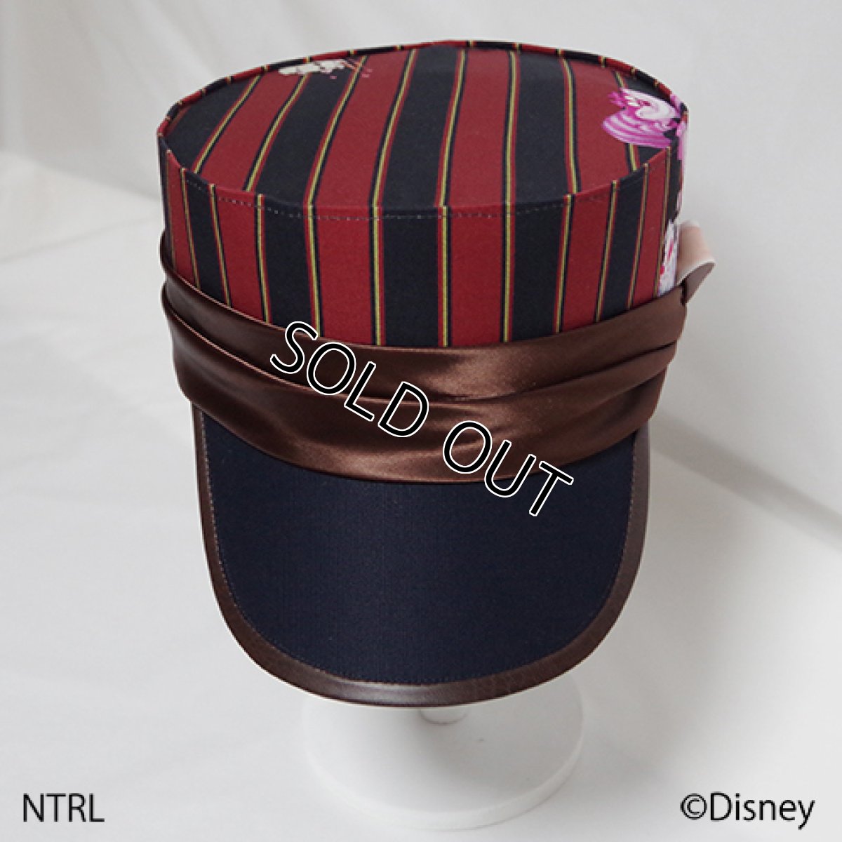 画像2: 不思議の国のアリスキャスケット「クロッケーはできるかい?」(レッド) (2)