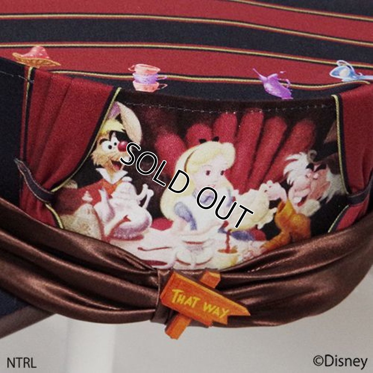 画像6: 不思議の国のアリス キャスケット「何でもない日バンザイ！」(レッド) (6)