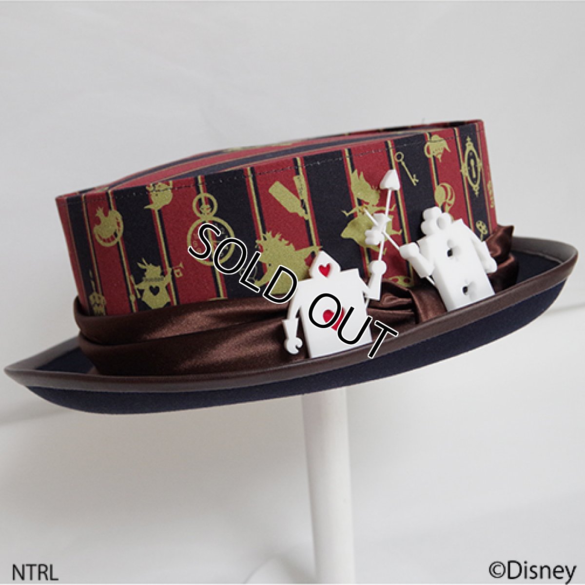 画像2: 不思議の国のアリス シルエットハット（レッド） (2)