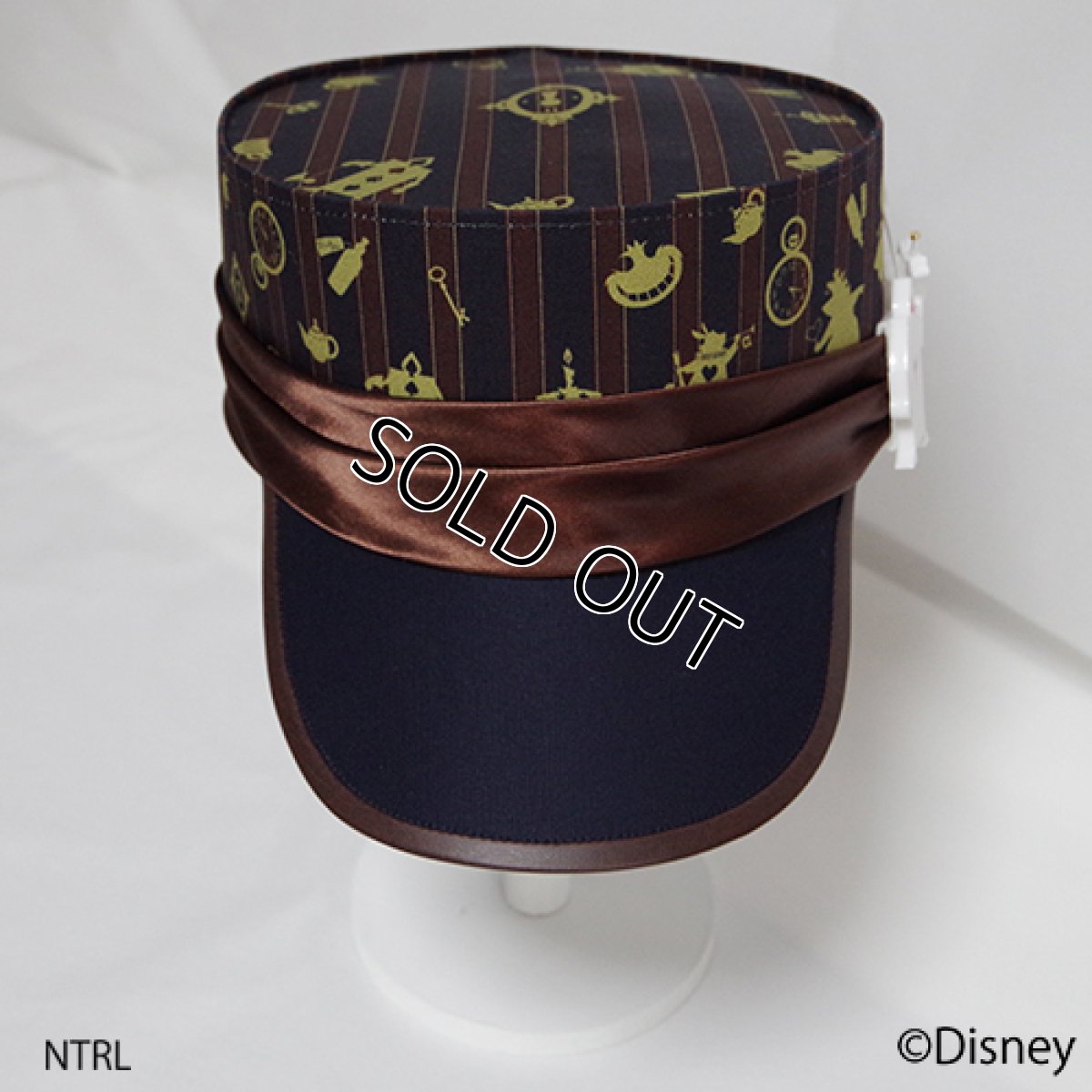 画像2: 不思議の国のアリス シルエットキャスケット（ネイビー） (2)