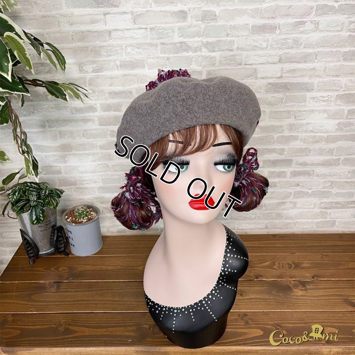 画像12: AmiAmiベレー(ミックスグレー) (12)