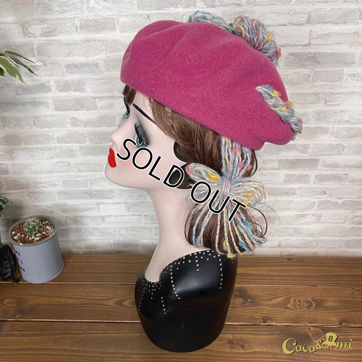 画像17: AmiAmiベレー(ディープピンク) (17)