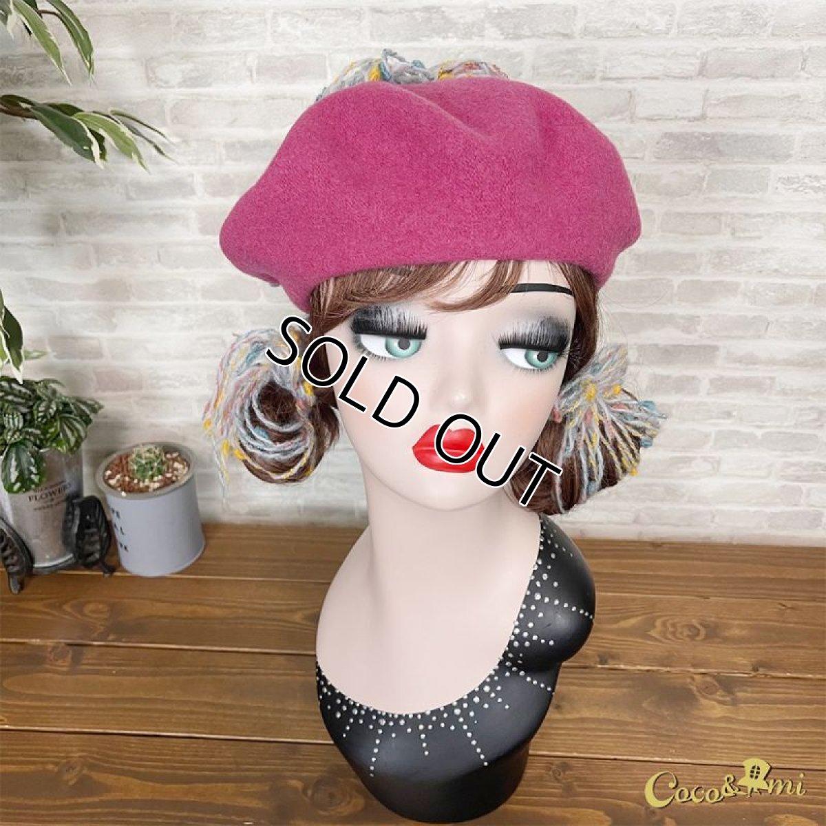 画像16: AmiAmiベレー(ディープピンク) (16)