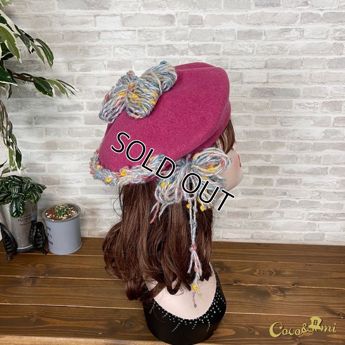 画像7: AmiAmiベレー(ディープピンク) (7)