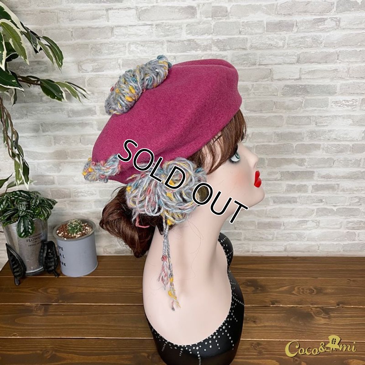 画像4: AmiAmiベレー(ディープピンク) (4)