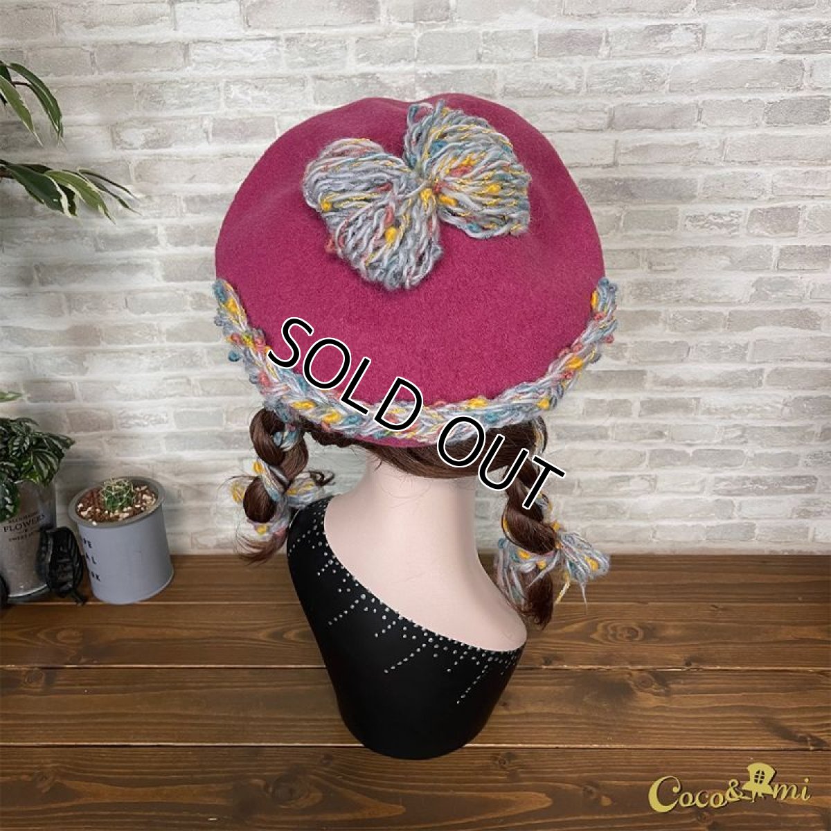 画像14: AmiAmiベレー(ディープピンク) (14)