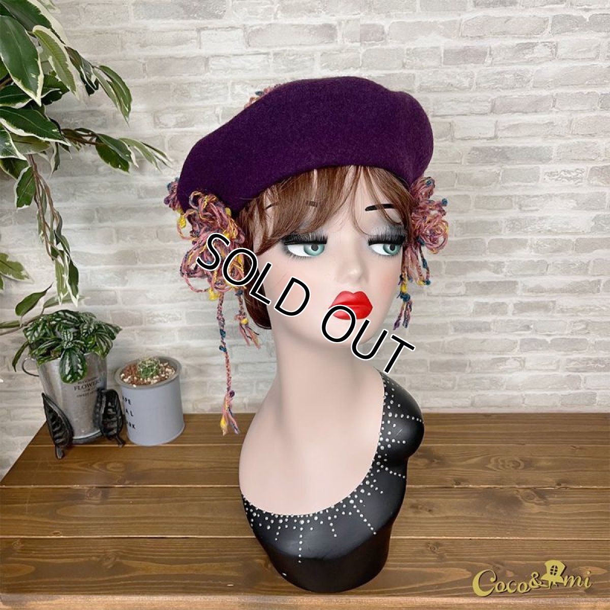 画像2: AmiAmiベレー(パープル) (2)