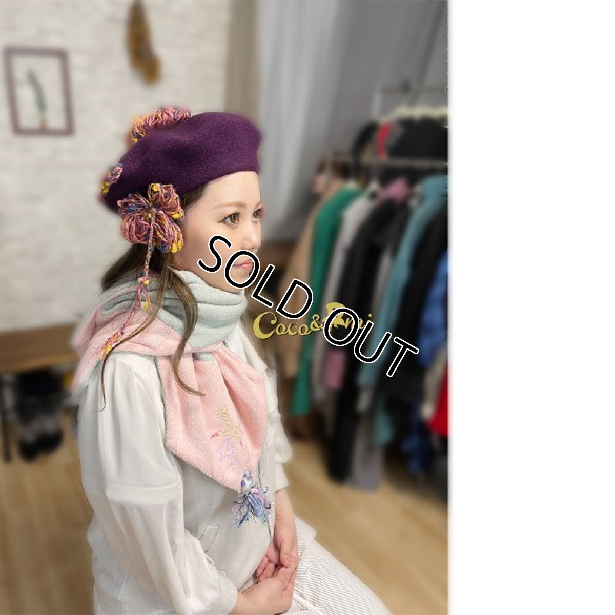 画像16: AmiAmiベレー(パープル) (16)